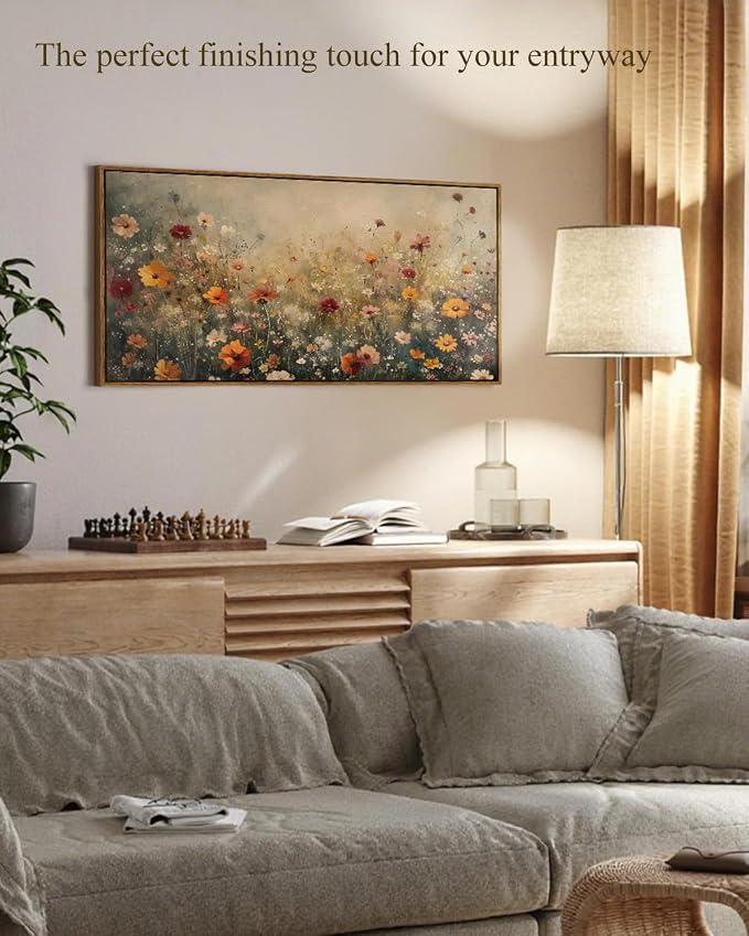 InSimSea Extra Large Framed Vintage Wall Art, Living Room Country Farmhouse - Image 4