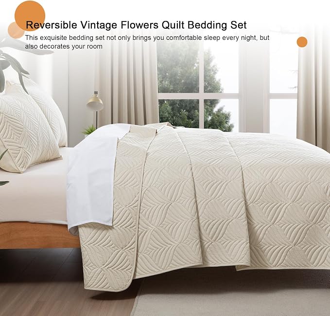 Whale Flotilla Soft Cal King Quilt Bedding Set, Lightweight Bedspreads | Brich - Image 6
