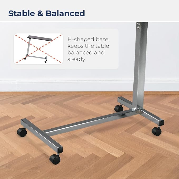 Drive Medical 13003 Non Tilt Top Overbed Table - Image 6