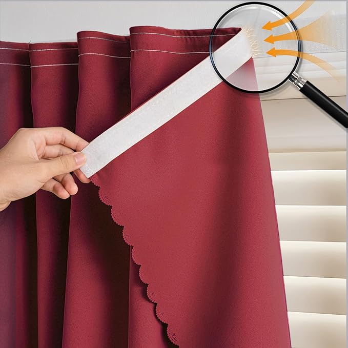 Adhesive Blackout Curtains by gonnrly