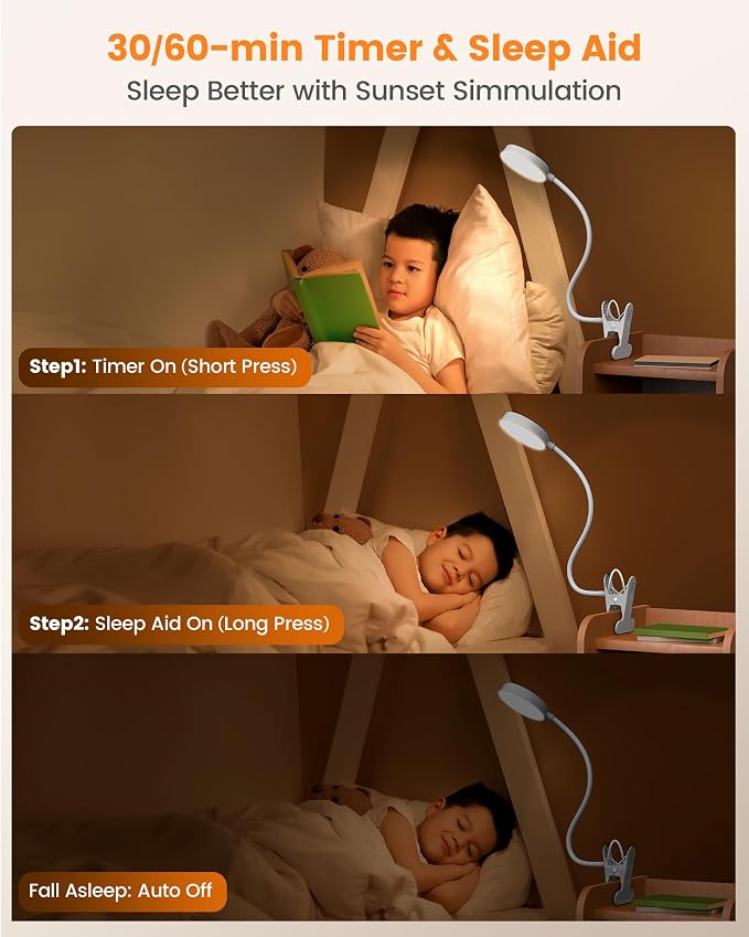 Glocusent 72 LED Clip on Reading Light - Image 7