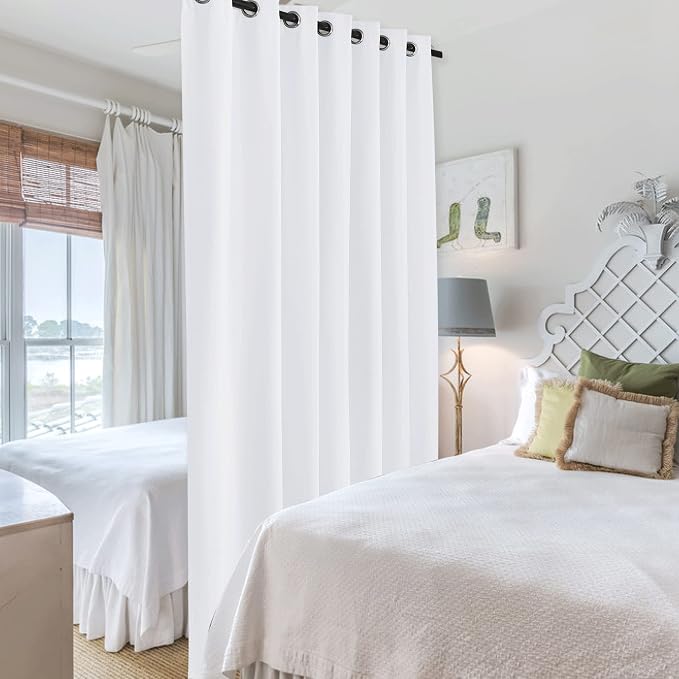 RYB HOME Blackout Curtains Room Divider - Image 4