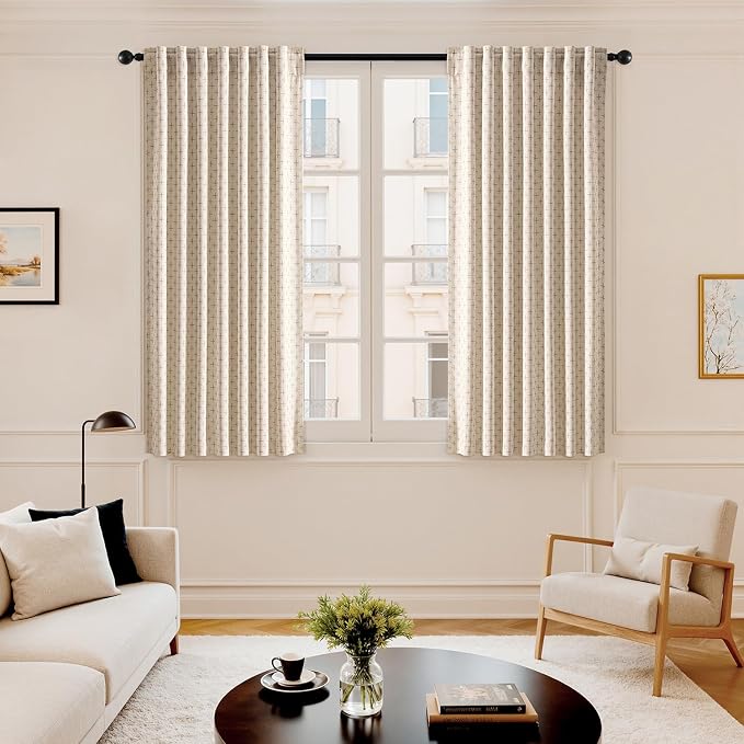 MIULEE 100% Blackout Decorative Linen Curtains - Image 5