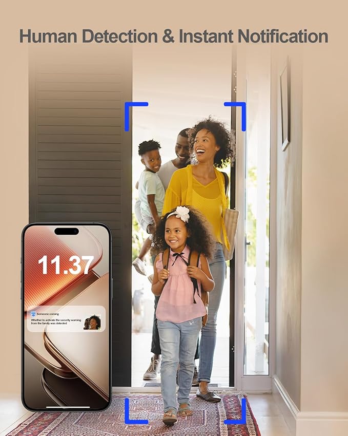 usogood 2.5K Indoor Camera for Home Security, 360° Security Camera Indoor, Baby/Pet Camera with Phone App, Support 5G/2.4Ghz WiFi, Auto Motion Tracking Detection, 2-Way Audio, Best Gift(2-Pack)
