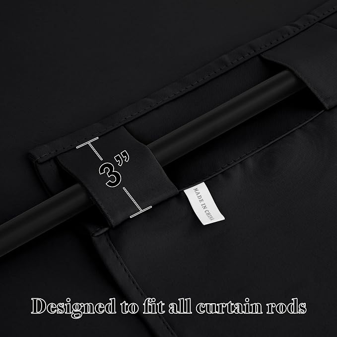 RYB HOME Blackout Curtains 80 inches Long - Image 2