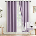 COSVIYA Lilac 100% Blackout Curtains by COSVIYA