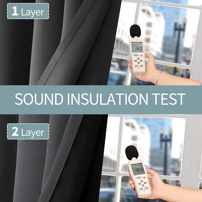 BGment Thermal Insulated 100% Blackout Curtains - Image 8