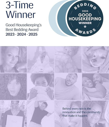 REST® Evercool® Cooling Comforter, King/Cali King, Blanket for Hot Sleepers, All Season Bedding to Keep Cool for Night Sweats, Breathable Lightweight Blanket, 106x90 Inches, Lavender Breeze