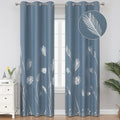 Stone Blue Blackout Curtains for Living Room, Room Darkening Curtains by ESTELARTEXTILER