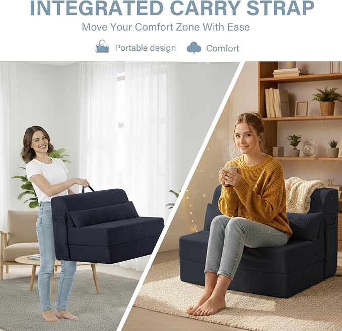 Convertible Folding Sofa Bed Single Size - Image 7