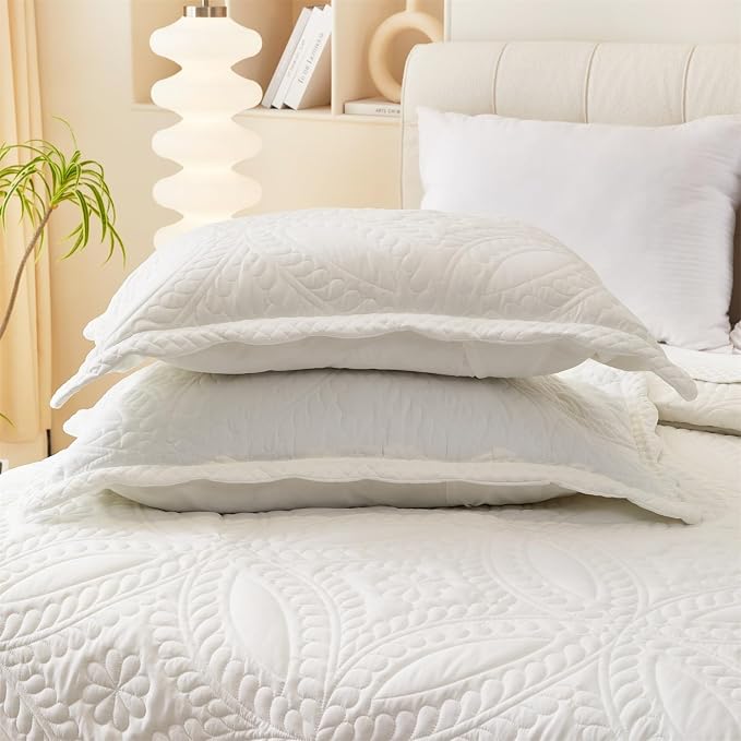 Cmfshape Oversize King Bedspread 128"x120", 3 Piece California King Quilt - Image 8