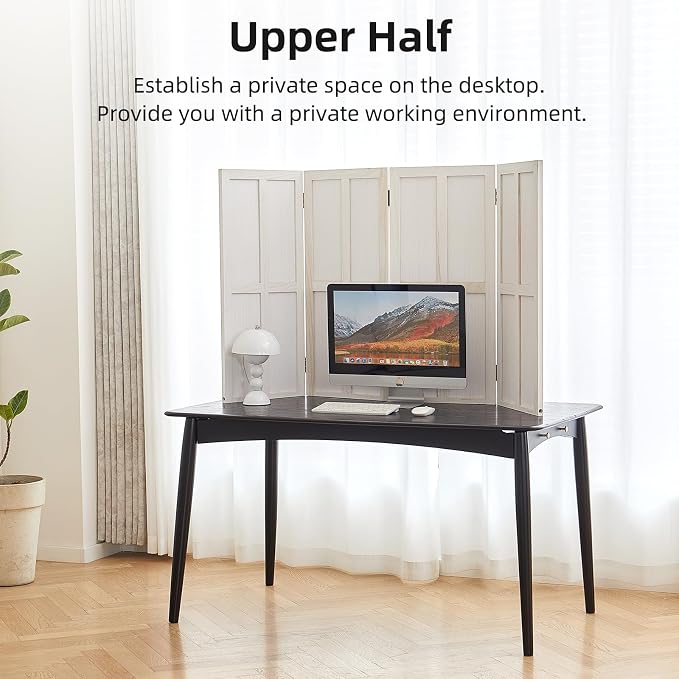 4 Panel Room Divider, 2-in-1 Detachable Privacy Screen, Folding Privacy Screen - Image 3