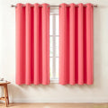 Diraysid Coral Grommet Blackout Curtains by Diraysid%2C+refresh+your+life