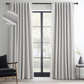 Topfinel 105 Inches Long Custom Black Out Faux Thick Linen Drapery Two Panels by Topfinel