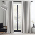 Topfinel Extra Long Total Blackout Grey Linen Curtains 108 Inches Long by Topfinel
