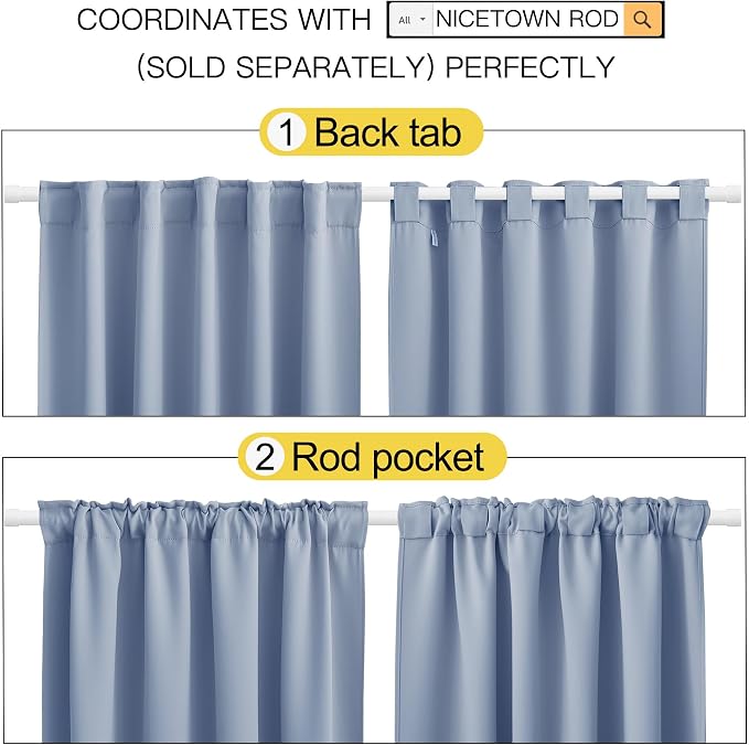 NICETOWN Blackout Window Curtains - Image 3