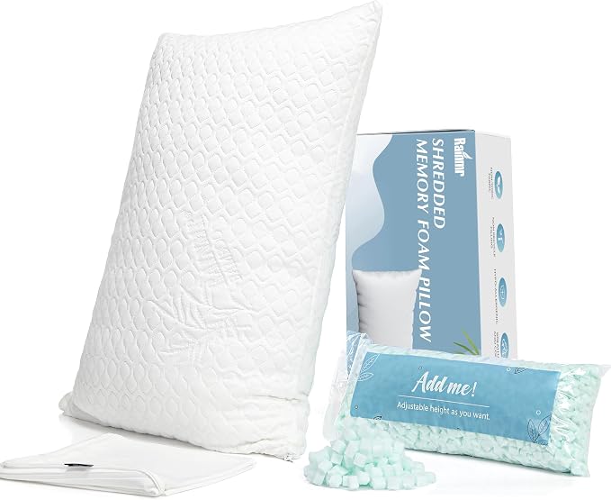 Pillow King Size Memory Foam for Sleeping, Bed Pillows by RainmrBedding