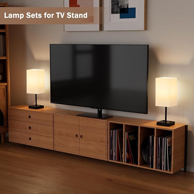Bedside Lamp for Bedroom Set of 2 - Image 6