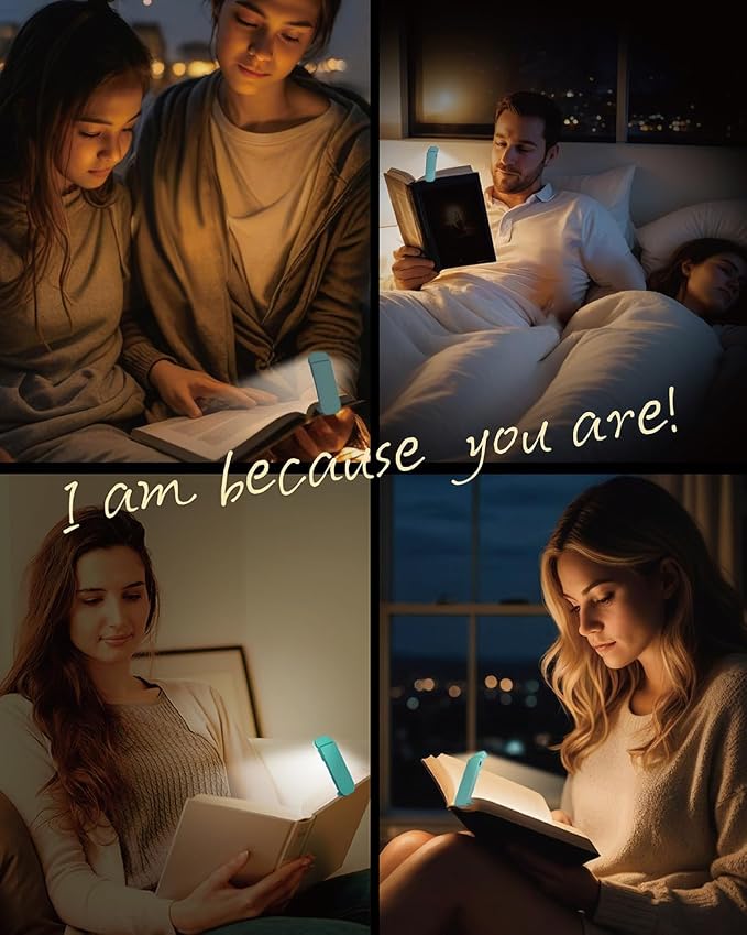 HEMONNKAM Book Reading Light, Rechargeable Clip on Booklight, Eye Caring 3 - Image 9