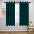 Easy-Going Thermal Grommet Blackout Curtains, 2 Panels 52x63 in, Deep Teal | by Easy-Going