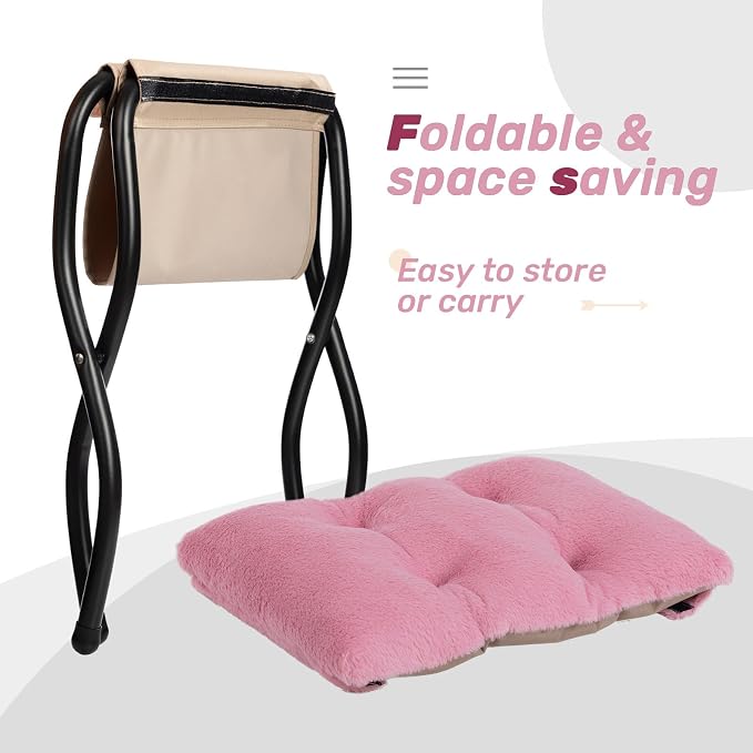 HollyHOME Lazy Chair with Foldable Ottoman, Accent Comfy Lounge Armchair and - Image 7