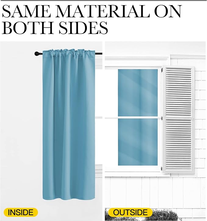 NICETOWN Window Treatment Blackout Curtains - Image 6