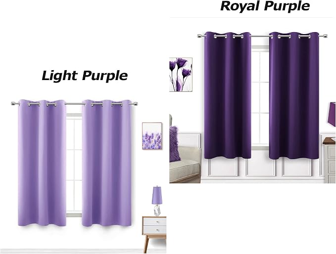 Lavender Girls Room Darkening Curtains - Image 2