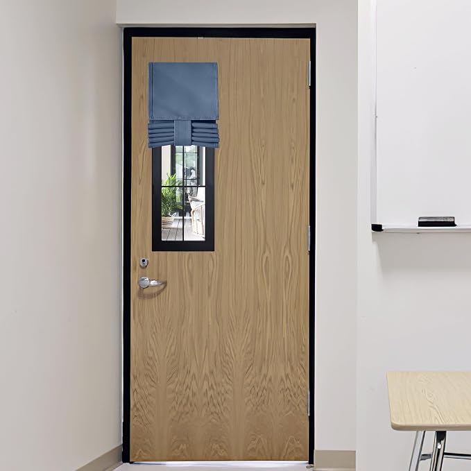 RYB HOME Classroom Door Window Cover, Room Darkening Block Views, Office Door by RYBHOME