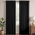Deconovo Blackout Curtains for Bedroom 108 Inches Long | Back Tab and Rod by Unknown