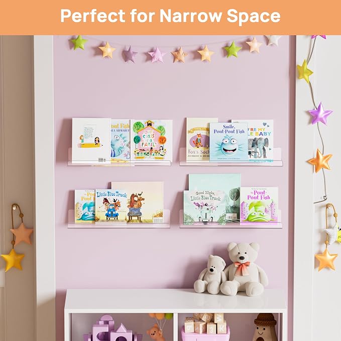 upsimples 2 Pcs 15" Acrylic Shelves - Image 6