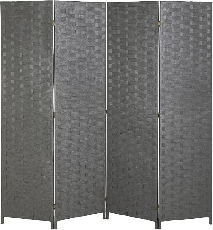 Room Dividers and Folding Privacy Screens 4 Panel 6 ft Foldable Portable Room by DKELI
