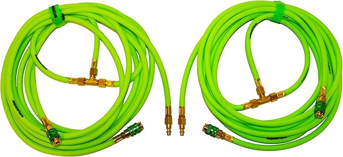 MORRFlate Air Hub + Air Hub Hoses Quad 125" Wheelbase 4 Tire Inflation Deflation System with Air Hub Automatic Digital PSI Controller High-Flow Solenoids Fast Efficient Multi Tire Inflation Deflation