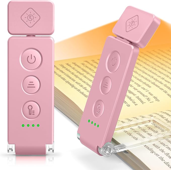 Glocusent Eye-Caring 12 LED Book Light, Compact Rechargeable Reading Light | by GLOCUSENT