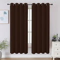 CUCRAF Blackout Curtains 63 inch Length 2 Panels Set, Room Darkening Drapes by CUCRAF