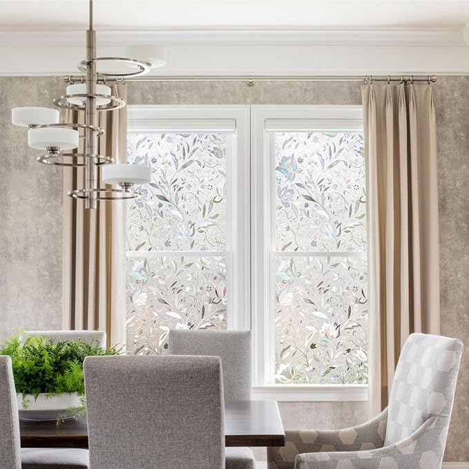 Kromapolis Privacy Window Film, Stained Glass Decorative, 35.4″ x 118.1″ | - Image 3