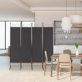 5.74ft Folding Room Divider Privacy Screens, 4 Panel Freestanding Wall Divider by Unknown