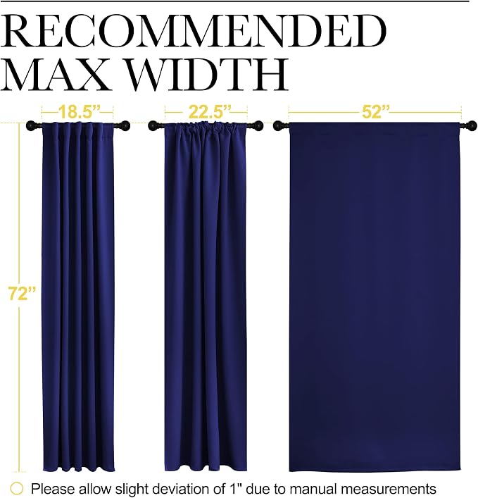 NICETOWN Blackout Curtains for Guest Room - Image 7