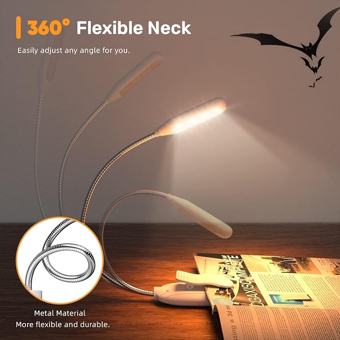 Rechargeable Reading Lights for Books in Bed, Book Lights for Reading at Night - Image 3