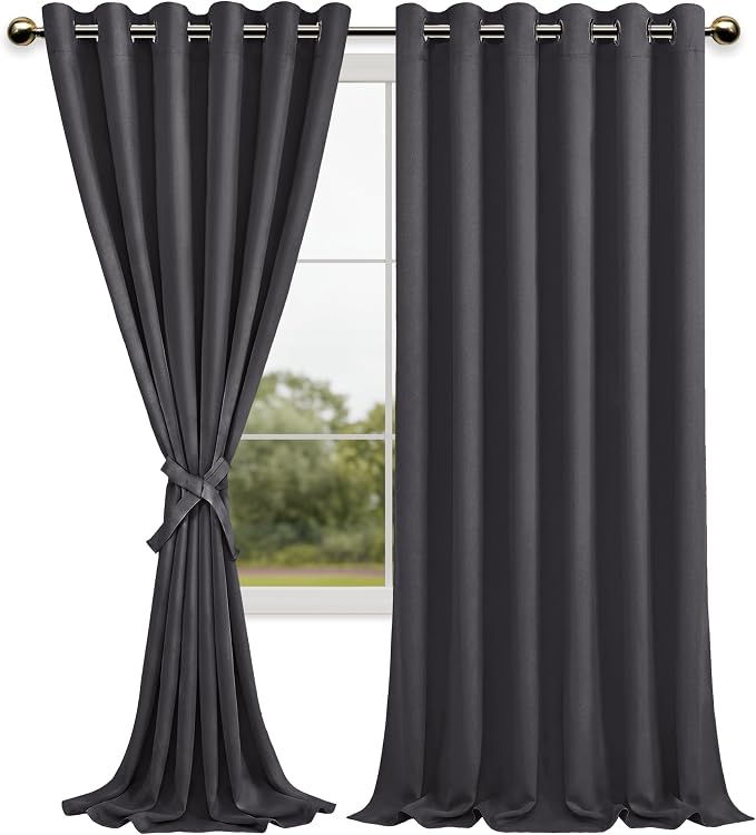 DWCN Blackout Curtains – Thermal Insulated Light Blocking Privacy Grommet Drapes - Image 8