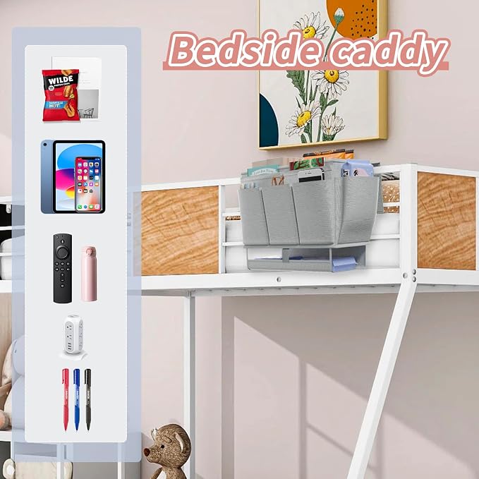 Bedside Caddy Organizer, Bed Caddy - Image 7