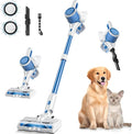 BSNAW Cordless Vacuum Cleaner for Home, 8-in-1 Lightweight Stick Vacuum with 45Mins Runtime, Powerful Suction, Anti-Tangle, Rechargeable Cordless Vacuum for Hardwood Floor Carpet Pet Hair, W-N505