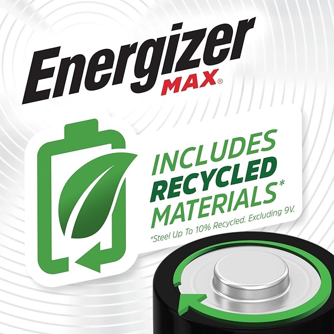 Energizer AA Batteries, MAX Double A Battery Alkaline, 8 Count (Pack of 4)