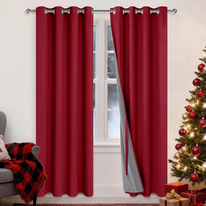 XWZO 100% Blackout Window Curtains by XWZO