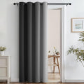 SimpleHome Black to White Ombre Room Darkening Curtains 84 inches, 1 Panel | by SimpleHome