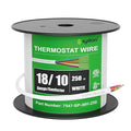 Syston 18/10 Thermostat Doorbell HVAC Heating Control Cable Wire, 100% Solid Copper Conductors CL3R/FT4/CMR Riser-Rated UL/ETL Listed, UV Resistant RoHS for Indoor/Outdoor Low Voltage Applications Use