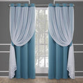 TOWN & COUNTRY LUXE Talia Double Layer Indoor Curtains, Sheer and Room by TOWN+%26+COUNTRY+LUXE