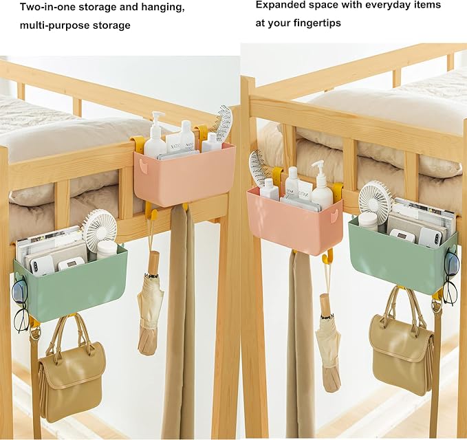 Bedside Organizer Storage Caddy Hanging as Bunk Bed Storage Accessories - Image 2