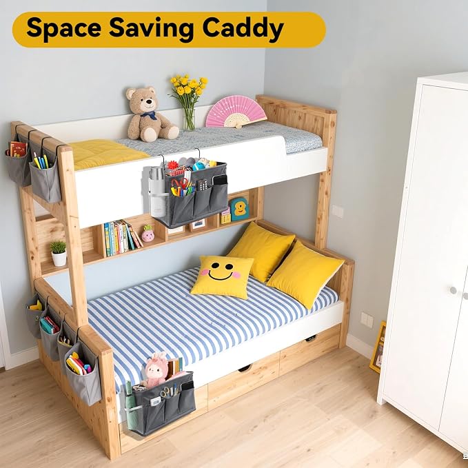 Bedside Hanging Storage Bag Caddy, Bedside Caddy Bedside Organizer, Bedsides - Image 4