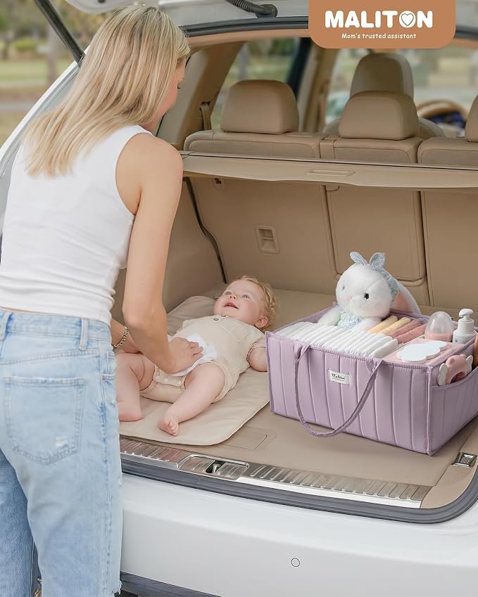 Maliton Baby Diaper Caddy Organizer - Image 7