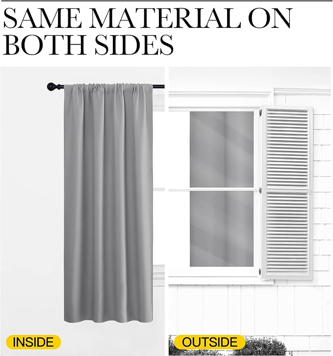 NICETOWN Blackout Curtains Panels - Image 4